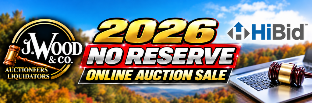2026 No Reserve Auction Banner